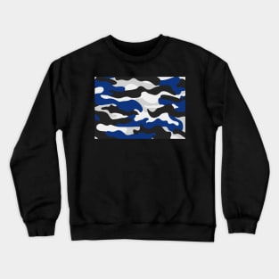 CAMO CAMOUFLAGE - BLUE Crewneck Sweatshirt